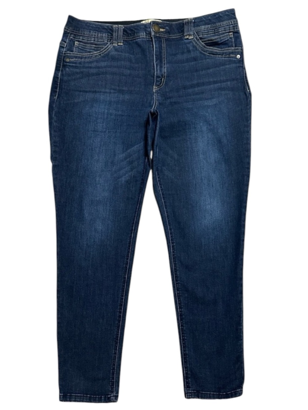 DEMOCRACY dark wash high rise skinny jeans size 16